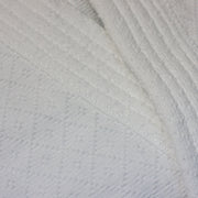 Close-up of the cotton fabric pattern.