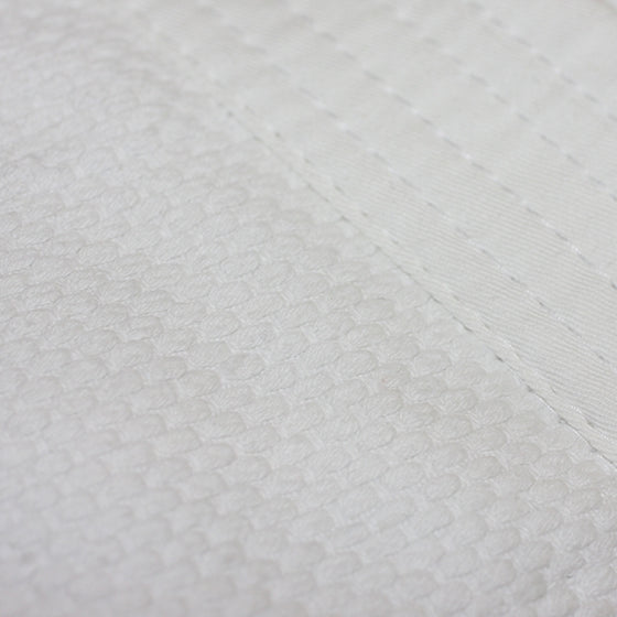 Close-up of the sashiko cotton.
