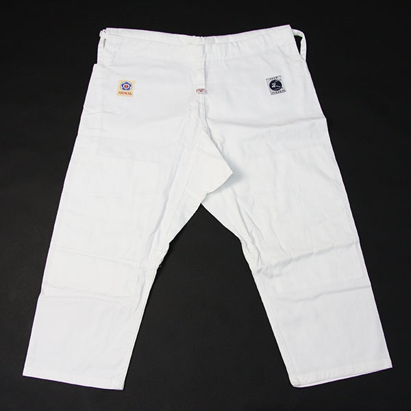 Full view of the pants flat.