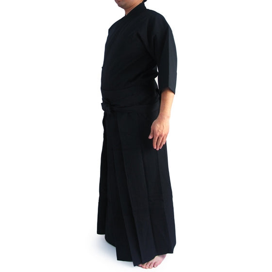 Side on view of the uniform.