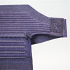 Close-up of the hara obi stitching.