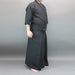 TOZANDO Tsumugi Iaido Uniform AKATSUKI worn side