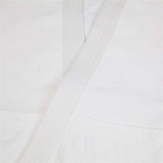 Close-up of the extra-thick sashiko cotton.