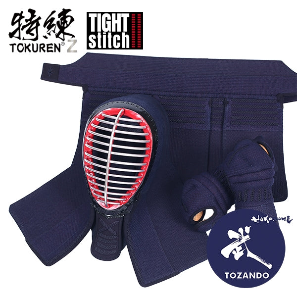 The full tokuren silver bogu set.