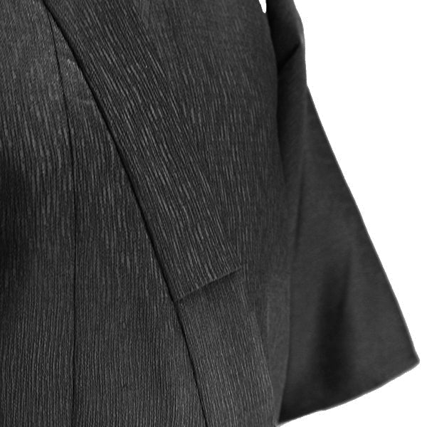 Close-up of the nami tsumugi fabric surface.
