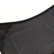 Close-up view of the gaku-zashi sttiching.