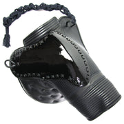 Top down view of the akta and attached himo.