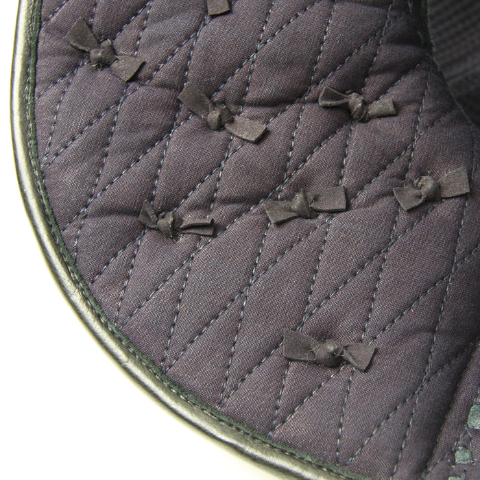 Close-up of the reverse side padding.
