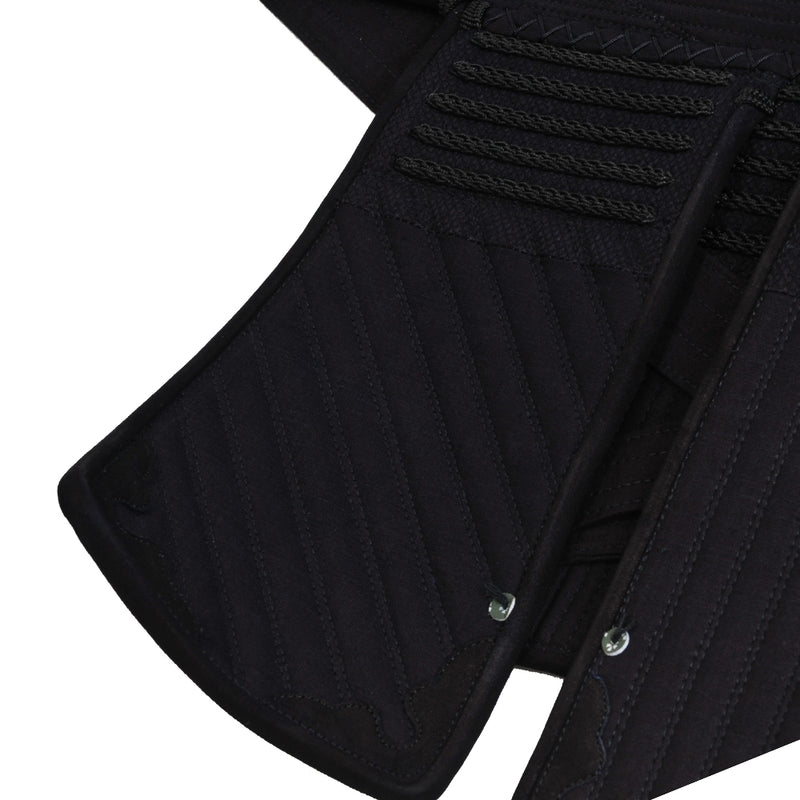 Close-up of the tornado-stitch futon on the odare.