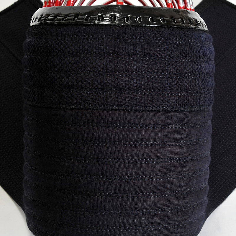 Top-down view of the tornado stitching on the men.