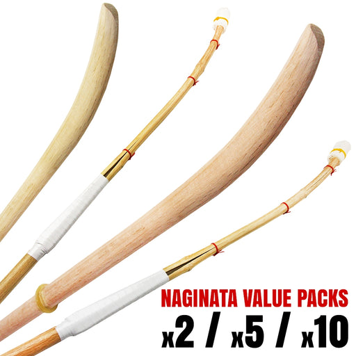 A selection of naginata avialable in the value packs.