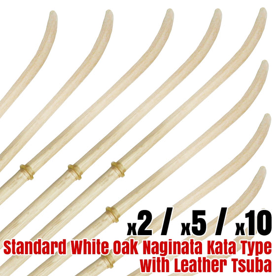 White oak kata naginata.