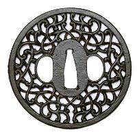  Karakusa Amime Tsuba