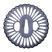 Kikka Sukashi Tsuba