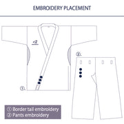 embroidery placement