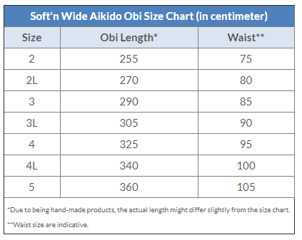 Flexible Wide Black Aikido Obi - LIMITED STOCK