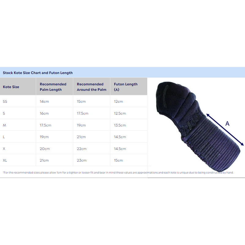 Panther - 6mm Fit-stitch Black Tetknit Kendo Kote
